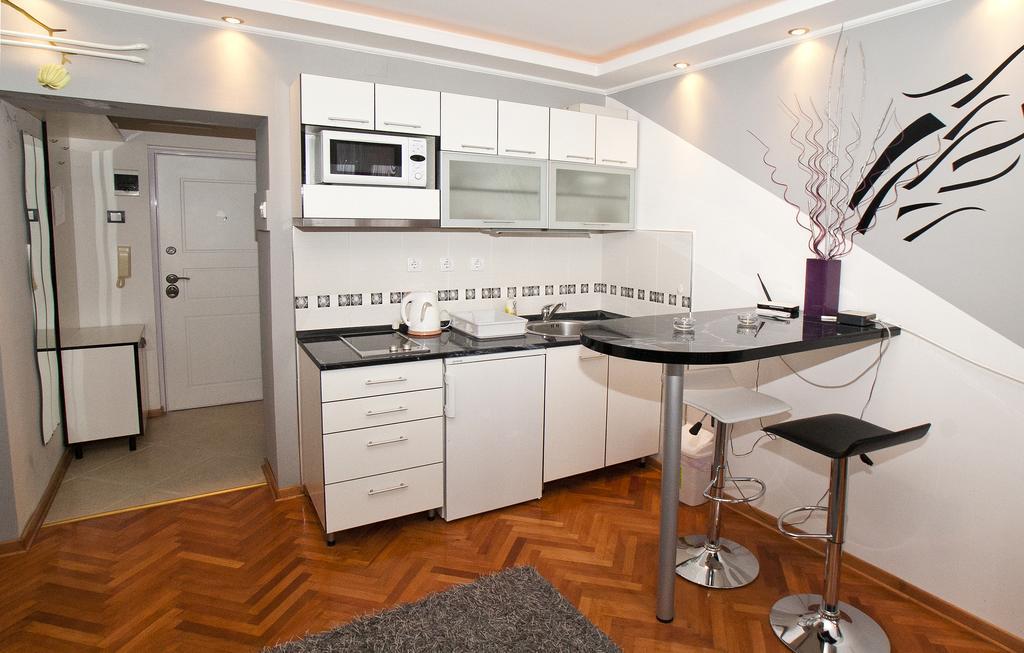Star Apartment Belgrad Rum bild